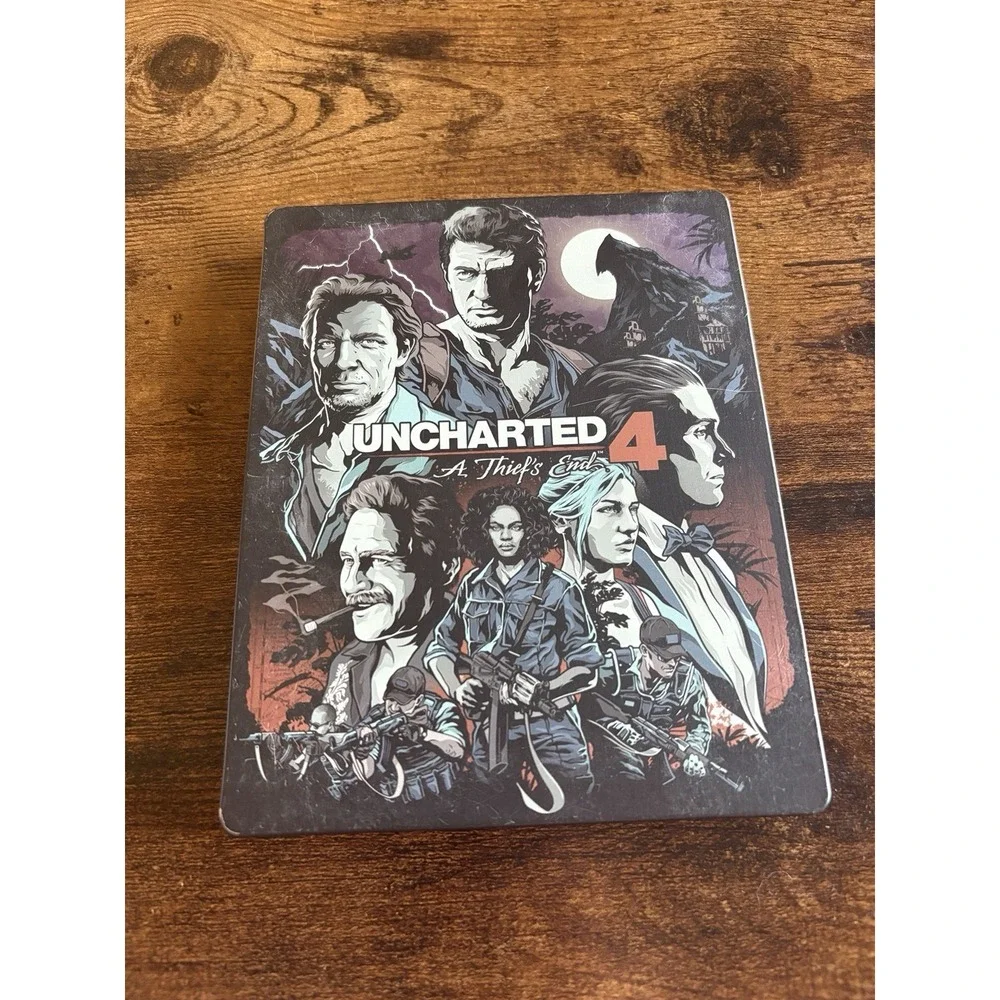 Uncharted 4 A Thief's End Special Limited Edition Steelbook W Artbook & Stickers